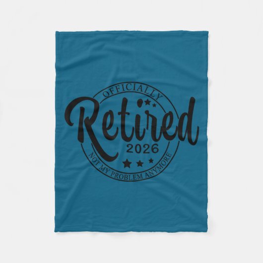 Ly Retired 2026 Funny Retirement For Men Women Tee Fleecedecke (Vorderseite)