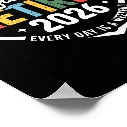 Ly Retired 2026 Hear For Women Retirement Poster (Ecke)