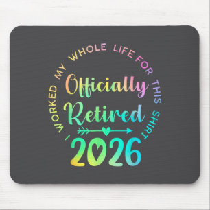 Ly Ruhestand 2026 Lustiger Ruhestand Für Frauen Mousepad