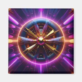 Lyapunov Fraktal Much manipuliert Throw Kissen Magnet