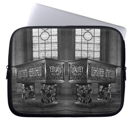 Lyautey-Tomb-Maus des Vintagen französischen Marsc Laptopschutzhülle (Vorderseite)