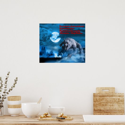 Lycan-Poster Poster (Küche)
