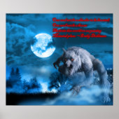 Lycan-Poster Poster (Vorne)