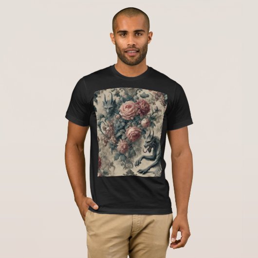 Lycans & Lullabies – Gothic Victorian Design T-Shirt (Vorne ganz)