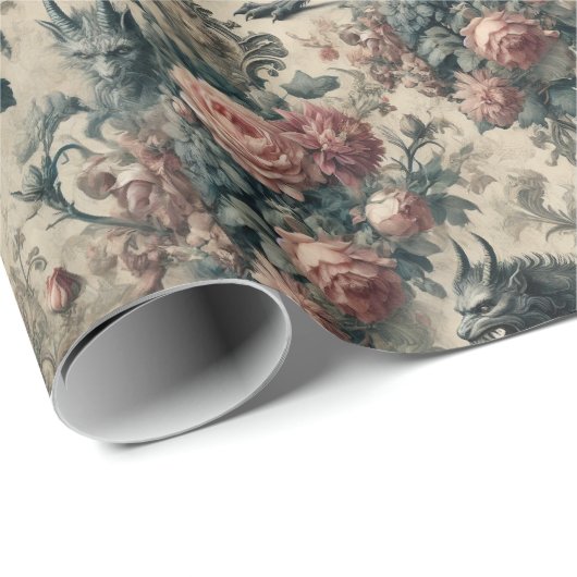 Lycans & Lullabies - Gotisches Viktorianisches Des Geschenkpapier (Rolleneckpunkt)