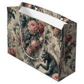 Lycans & Lullabies - Gotisches Viktorianisches Des Große Geschenktüte (Rückseite Schrägansicht)