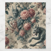 Lycans & Lullabies - Gotisches Viktorianisches Des Weinetikett (Einzelnes Label)