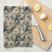 Lycanthropic Splendor - Gothic Viktorianisch Geschirrtuch (Viertel Falte)