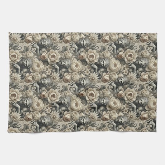 Lycanthropic Splendor - Gothic Viktorianisch Geschirrtuch (Horizontal)