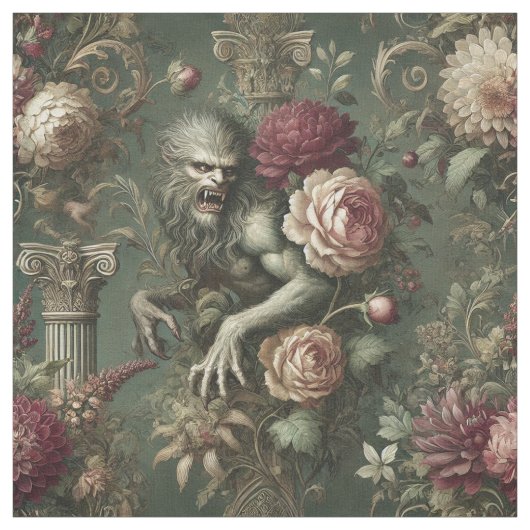 Lycanthropic Verdant - Gothic Statement Tile Stoff (Muster)
