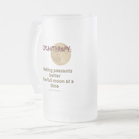 Lycanthropy Mattglas Bierglas (Vorderseite Links)