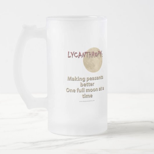 Lycanthropy Mattglas Bierglas (Links)