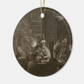 Lycaon gestaltete in einen Wolf, 1731 um (Stich) Keramik Ornament (Links)