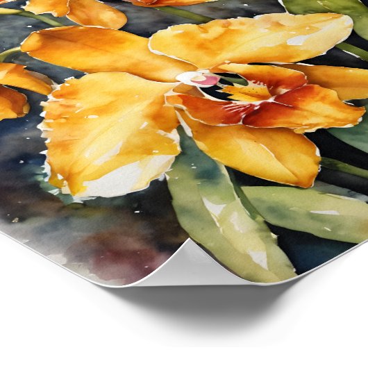 Lycaste Orchids | Positive Energie Poster (Ecke)