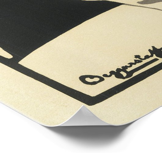 Lyceum Don Quixote, die Beggarstaffs Poster (Ecke)