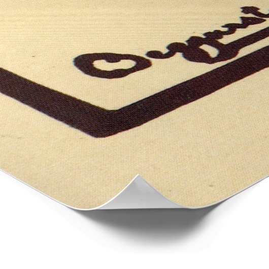 Lyceum Theater Don Quixote Jahrgang Poster (Ecke)