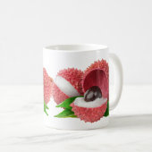 Lychee-Früchte Kaffeetasse (VorderseiteRechts)