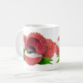 Lychee-Früchte Kaffeetasse (Vorderseite Links)