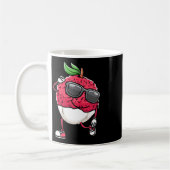 Lychee mit Sungles Lychees tanzen Kaffeetasse (Links)