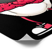 Lychee mit Sungles Lychees tanzen Poster (Ecke)