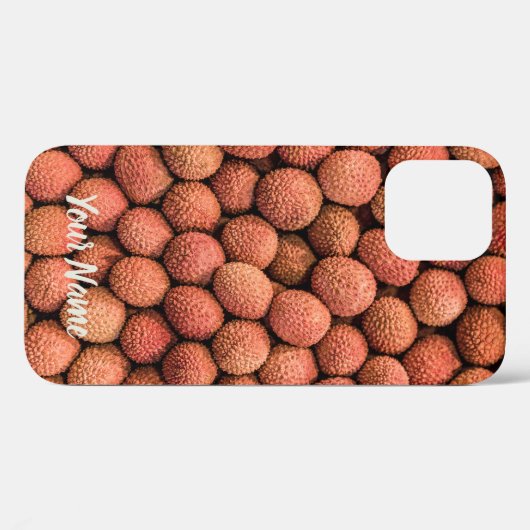 Lychee oder Litchi Frucht vegan und vegetarisch ge Case-Mate iPhone Hülle (Rückseite (Horizontal))