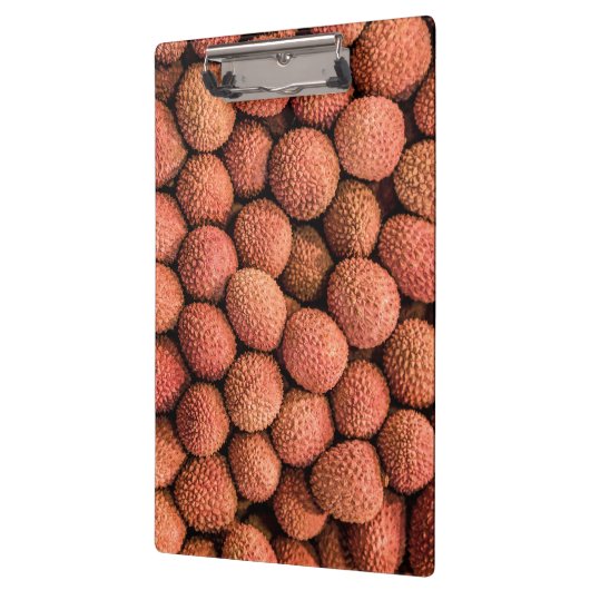 Lychee oder Litchi Frucht vegan und vegetarisch ge Klemmbrett (Links)