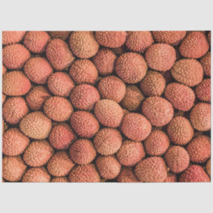 Lychee oder Litchi Frucht vegan und vegetarisch ge Seidenpapier
