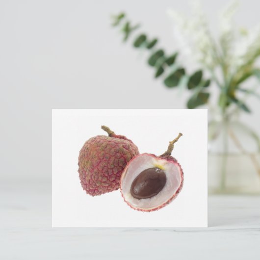 Lychee Postkarte (Stehend Vorderseite)