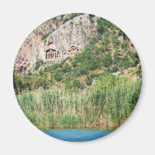 Lycian Felsen-Gräber, Dalyan, die Türkei Magnet