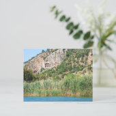 Lycian Rock Tombs, Dalyan, Türkei Postkarte (Stehend Vorderseite)