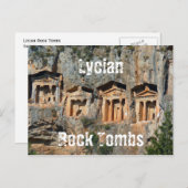 Lycian Rock Tombs Postcard Postkarte (Vorne/Hinten)