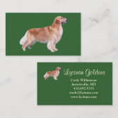 Lycinan Goldens Visitenkarte (Vorne/Hinten)