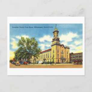 Lycoming Landkreis Court House in Williamsport, Pe Postkarte