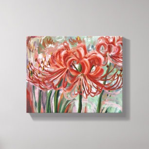 Lycoris Radiata in Bloom Leinwanddruck