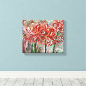 Lycoris Radiata in Bloom Leinwanddruck (Insitu (Holzboden))