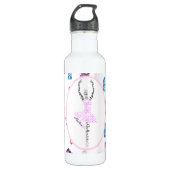 Lydia Ballerina Personalisiert Dancer Gift Edelstahlflasche (Vorderseite)