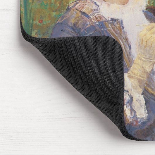 Lydia Crocheting in Garden at Marly, Mary Cassatt Mousepad (Ecke)