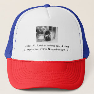 Lydia Liliu Loloku Walania Kamaka, 1917 Truckerkappe
