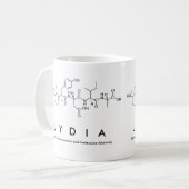 Lydia Peptid-Namen-Tasse Kaffeetasse (Vorderseite Links)