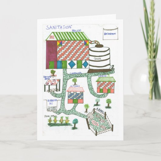 Lydias Vision ihrer Familie Karte (Vorderseite)