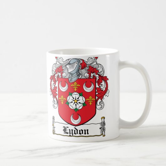 Lydon Familienwappen Kaffeetasse (Rechts)