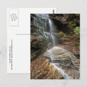 Lye Brook Falls Vermont Postkarte (Vorne/Hinten)