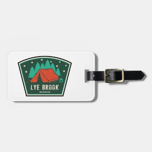 Lye Brook Wilderness Vermont Camping Gepäckanhänger (Vorderseite horizontal)