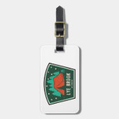 Lye Brook Wilderness Vermont Camping Gepäckanhänger (Vorderseite vertikal)