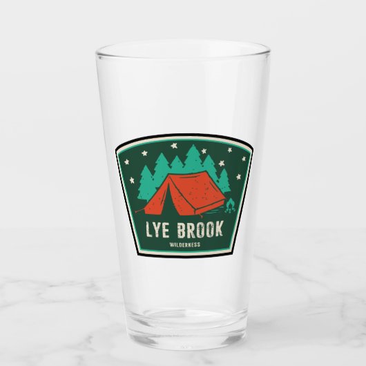 Lye Brook Wilderness Vermont Camping Glas (Vorderseite)