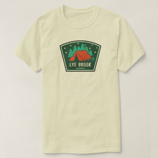 Lye Brook Wilderness Vermont Camping T-Shirt (Design vorne)