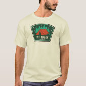 Lye Brook Wilderness Vermont Camping T-Shirt (Vorderseite)