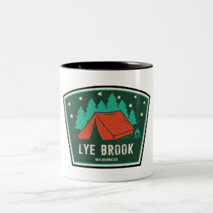 Lye Brook Wilderness Vermont Camping Zweifarbige Tasse
