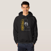 LYFL 01 | Männer-weißes Lassen-Logo Hoodie (Vorne ganz)