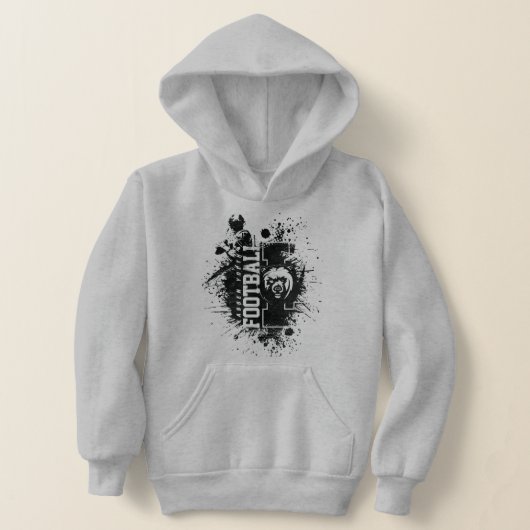 LYFL 04 | Kids Black Grunge Lassen-Logo Hoodie (Ablage )